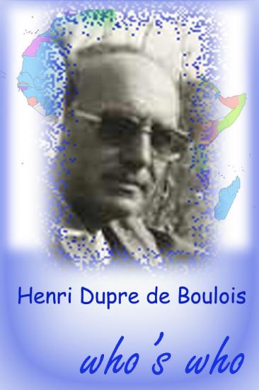 DUPRE de BOULOIS Henri