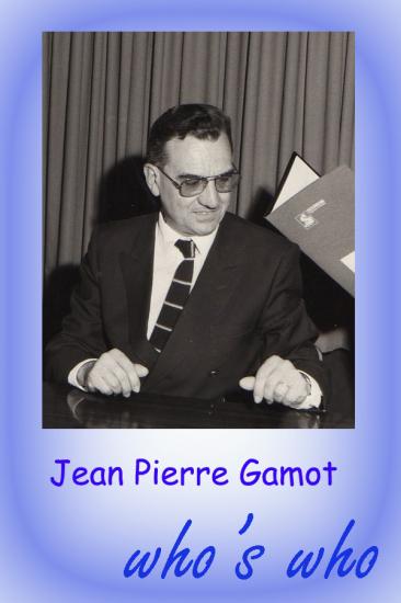 GAMOT JEAN PIERRE C