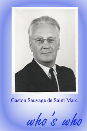 Sauvage de Saint Marc Gaston