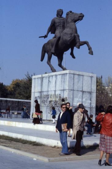 1978 grece salonique claude statue 34