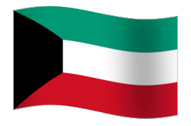 Animated flag kuwait 2