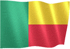 Benin flag animation