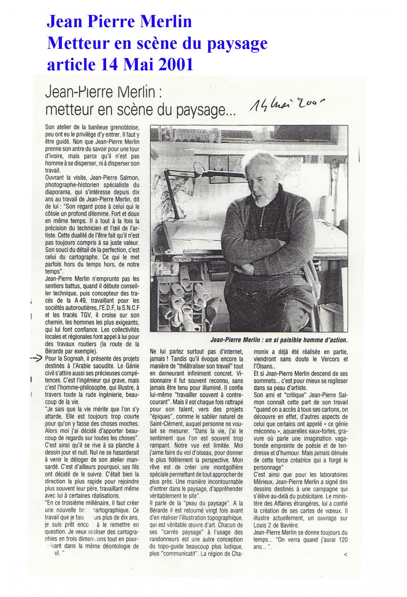 Merlin jean pierre presse 14 mai 2001 blog