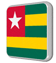 Togo flag icon animation