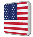 United states flag icon animation