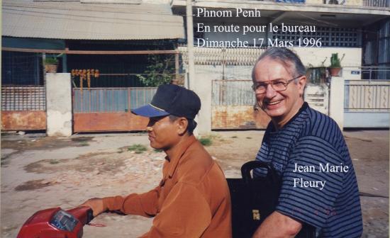 1996 Phnom Penh Fleury mobylette 17 Marsi 1996