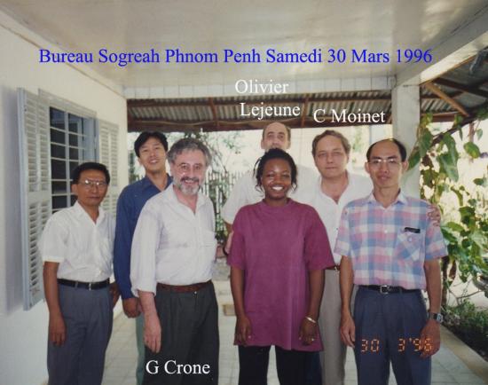 1996 Phnom Penh  Groupe Bureau30 mars