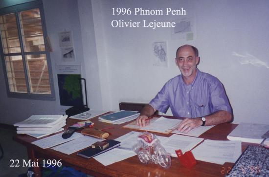 1996 Phnom Penh Oliver Lejeune bureau