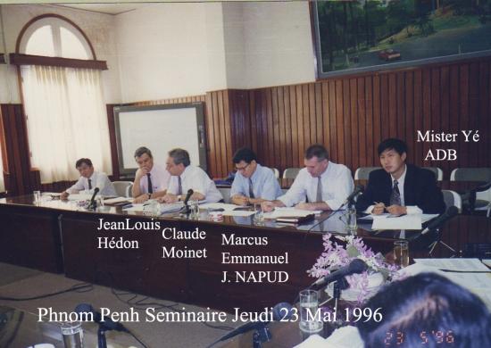 1996 Séminaire 23 mai Hedon CM Napud