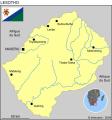 Carte Lesotho 22