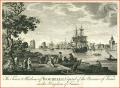 Le port de la Rochelle Gravure anglaise