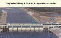 Sidney A Murray JR Hydroelectric station Vidalia Louisiane