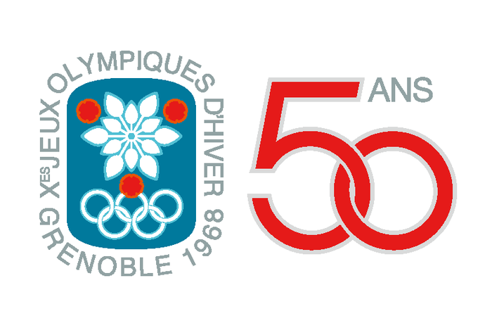 1 0 logo 50 ans jeux olympique 1968