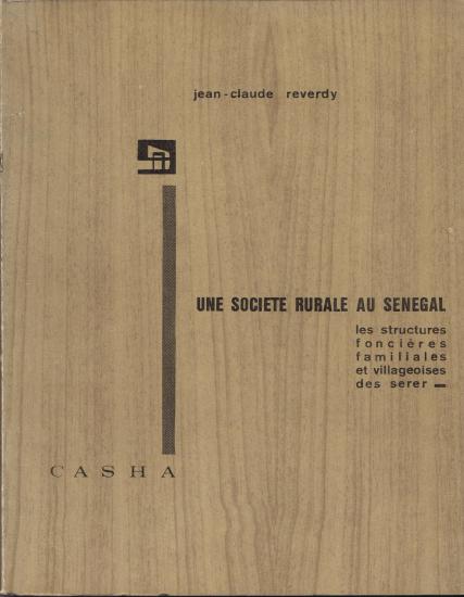 1963 societe rurale senegal reverdy jc 1 couverture