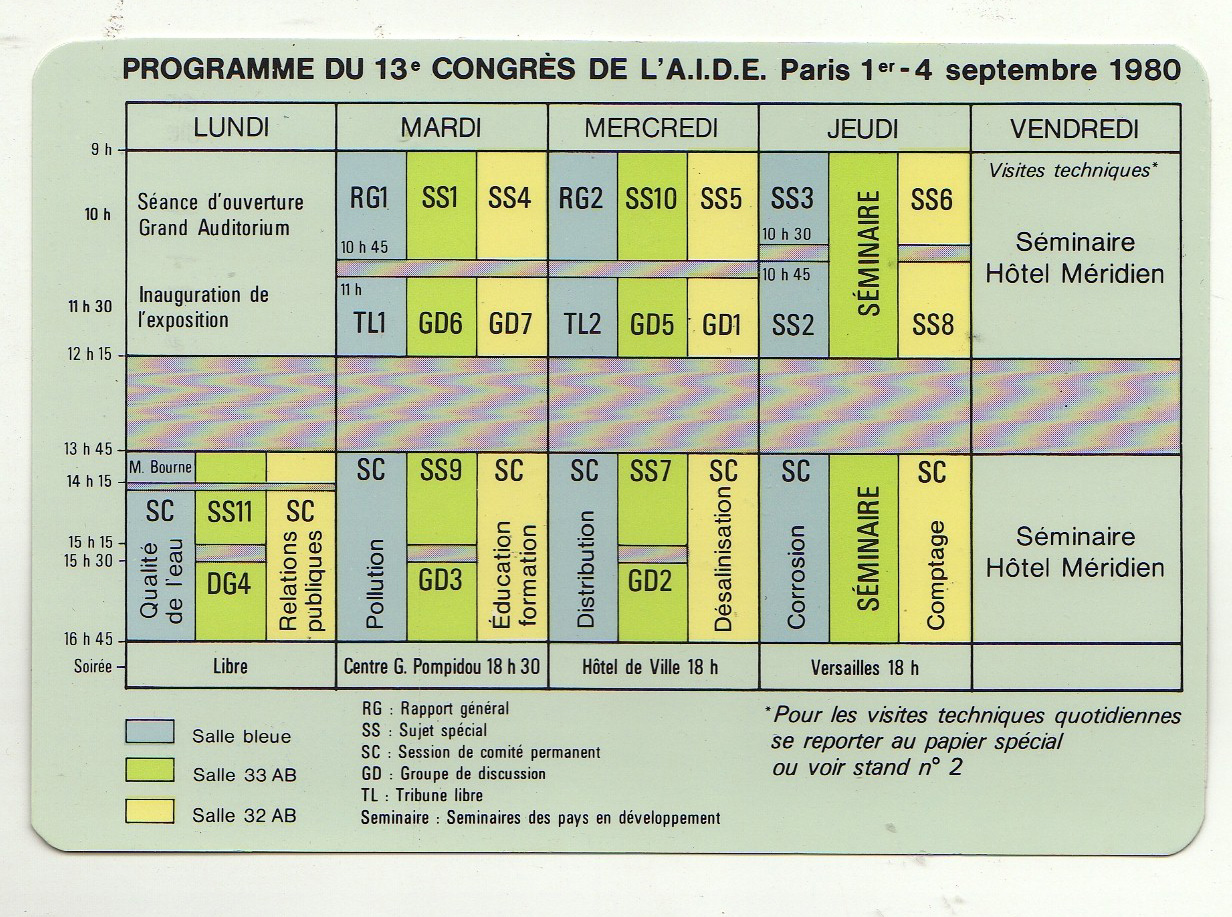 1980 programme aide 13 congres paris 1 4 sept