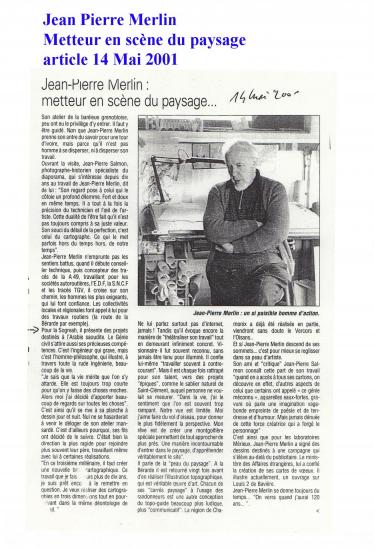 Merlin jean pierre presse 14 mai 2001 blog